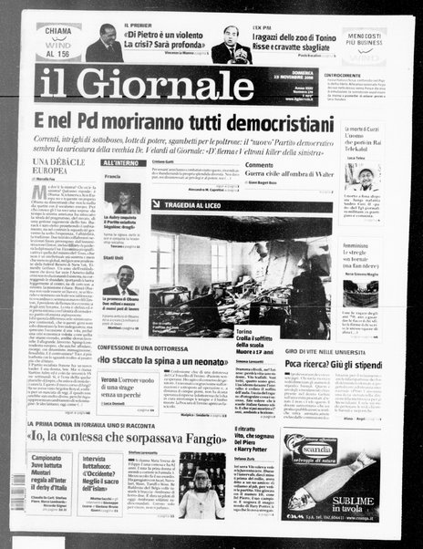 Il giornale : quotidiano del mattino